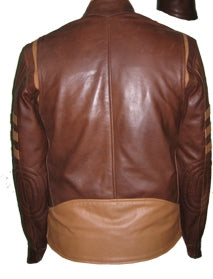 Brown Leather Jacket jst11 - leather1142