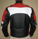 Layered Leather Jacket  jst15 - leather1142