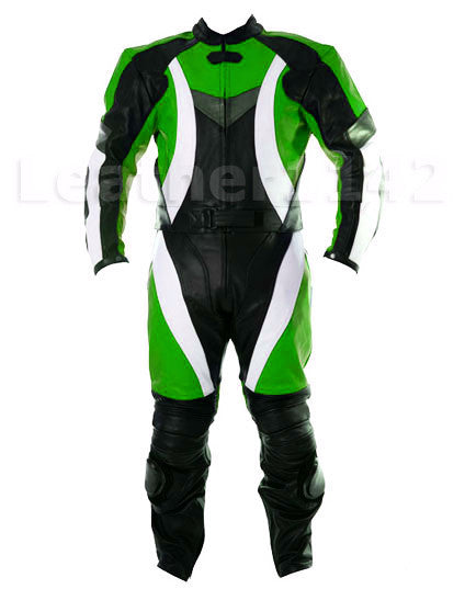 Leather Motorbike Racing Suit With Protection Msf14 - leather1142