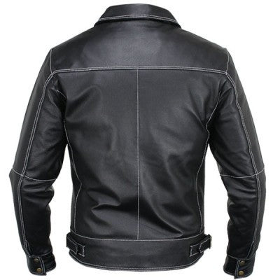 Leather street Motorcycle Jacket With Protection  jst1 - leather1142