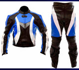 Leather Motorbike Racing Suit With Protection sf15b - leather1142