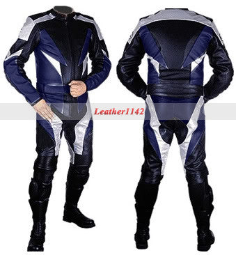 Leather Motorbike Racing Suit With Protection sf1a - leather1142