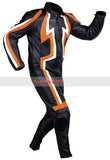 Leather Motorbike Racing Suit With Protection sf9d - leather1142